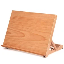 5-Position Wood Drafting Easel Adjustable Sketching Board 16.5x12.125 Inches