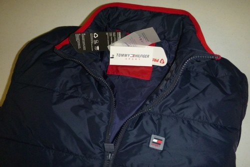 tommy hilfiger Sport hombre Primaloft 1/2 cremallera esquiador abrigo chaqueta de invierno sz:Med - Imagen 10 de 11