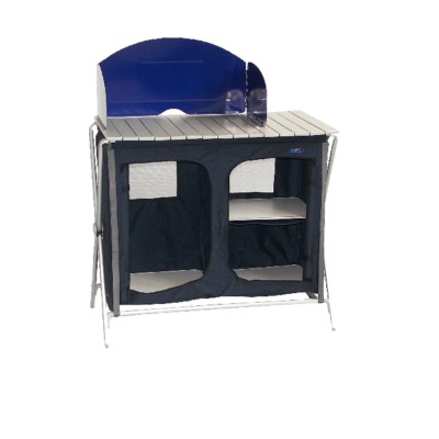 Camping Bel Sol Küche Küchenschrank Kocherschrank Klappschrank blau