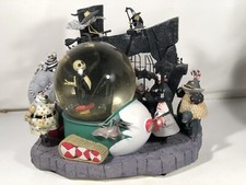 Disney Store Exclusive Nightmare Before Christmas Huge Snow Globe Display As Is