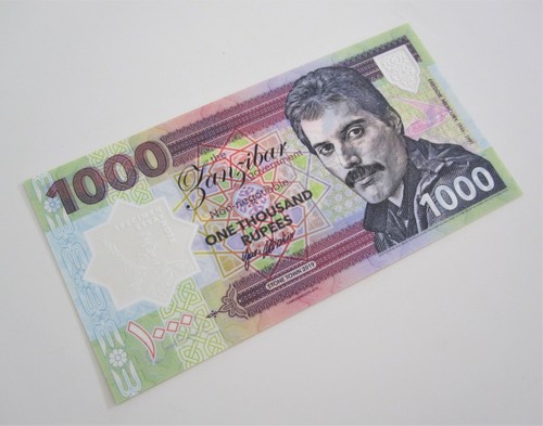 Queen Freddie Mercury Bank Note Zanzibar 1000 Rupees Private Issue 2500 Only - Picture 7 of 11