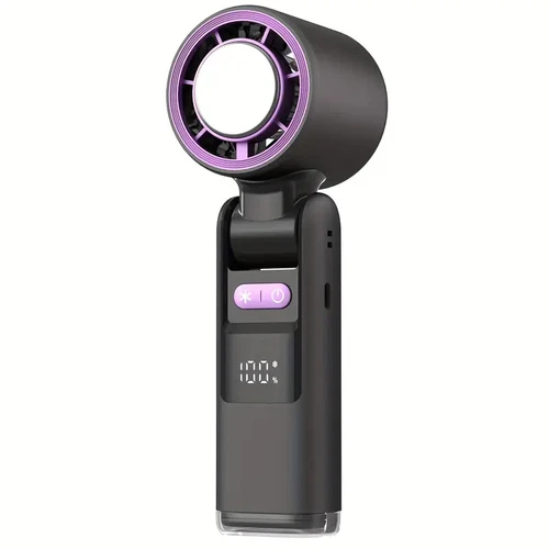 Portable Handheld Fan Speed(1-100) Adjustable Turbo Mini 4000mAh Quick Cooling - Picture 1 of 18