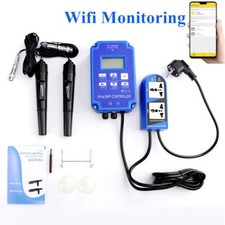 PH-803W PH/ORP Water Quality Tester Online Monitoring for Hydroponics Aquarium-