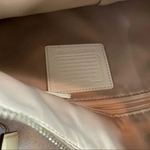 Borsa a mano in tessuto Coach