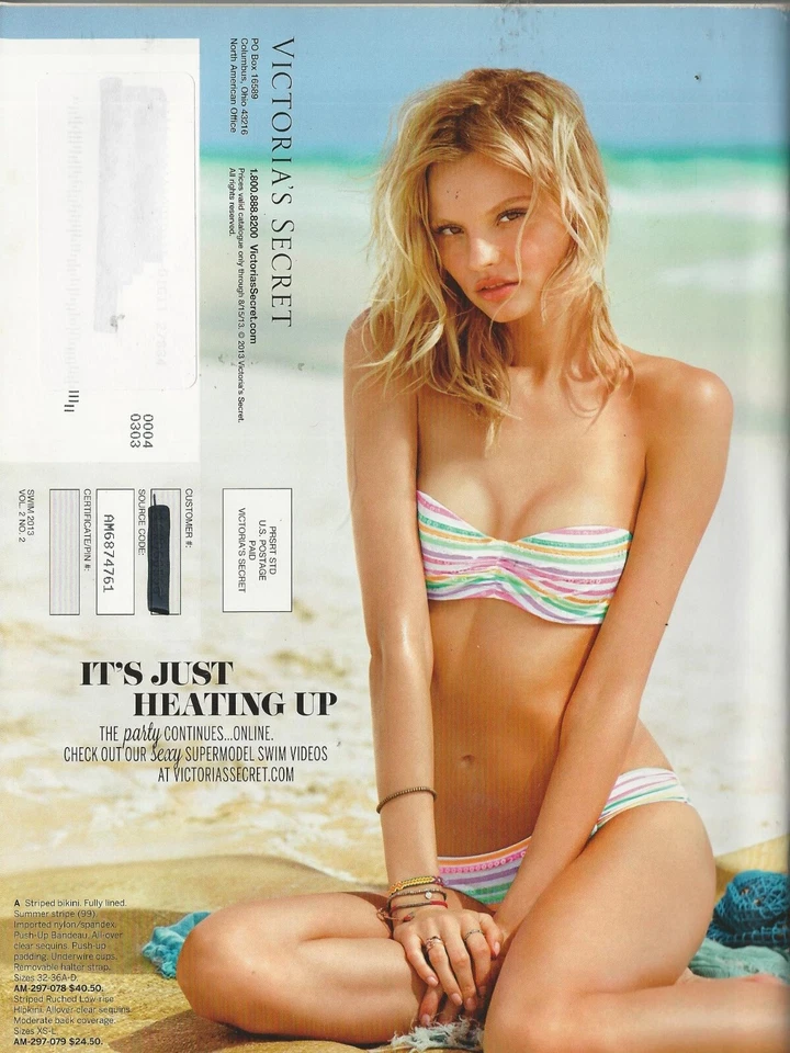 Victoria's Secret Swim 2013  Vol 2. 1 No. 2 Toni Garrn Candace Swanepoel Foto 2 de 2