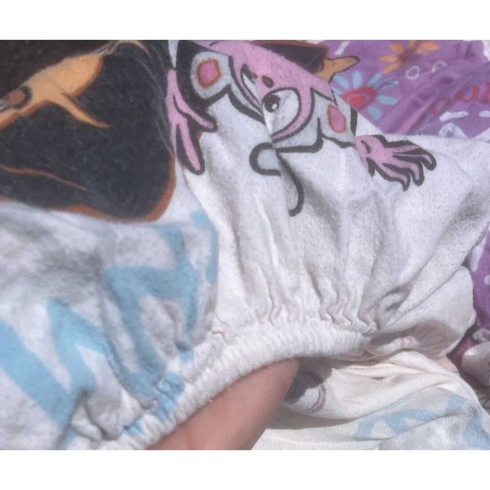 Juego de sábanas Nickelodeon Dora The Explorer funda de almohada plana completa franela de colección Foto 4 de 4