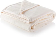 Minky Super Soft Luxury Throw Blanket - Machine Washable Blankets, Multipurpose