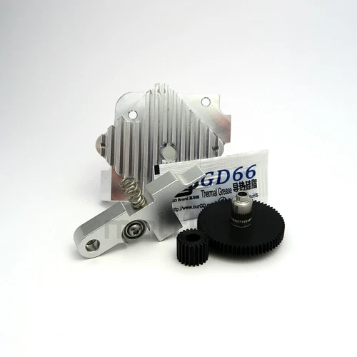 Titan Aero Upgrade Teile, ALU Idler, POM Zahnrad, CNC gefräster Kühlkörper