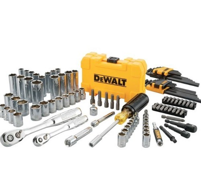#ad Dewalt 108 Piece 1 4quot; amp; 3 8quot; Drive Mechanics Tool Set $68.99
