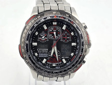 Mens Citizen Eco-drive Skyhawk A-T Red Arrows Radio Controlled Alarm Chronograph