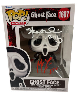 Matthew Lillard Skeet Ulrich Firmado Cara Fantasma Funko Grito Autógrafo Beckett