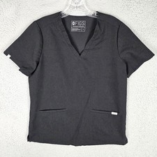 FIGS Scrub Top Womens Medium Pockets Stretch Technical Collection V-Neck FW1100