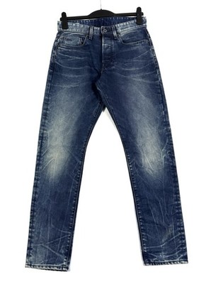 G-Star Raw Jeans 3301 Tapered Herren W30 L32 Blau Regular Comfort Hose GS