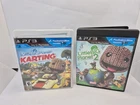 LittleBigPlanet 2 & LBP Karting PS3 Lot - Clean Discs - Good Condition