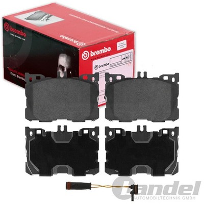 BREMBO BREMSBELÄGE + WARNKONTAKT VORNE für MERCEDES C-KLASSE W205 360x36mm
