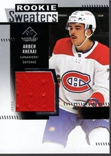 2022-23 SP Game Used Rookie Sweaters #RSAX Arber Xhekaj Jersey - HKY