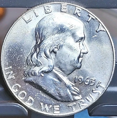 1963-D Franklin Half Dollar ■ GEM/BU ■ FBL ■ #4032