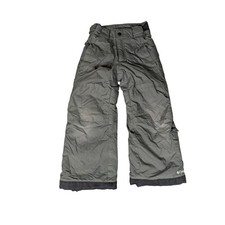 Columbia Kids Ski Snow Pants Insulated Waterproof Gray Size - Fading