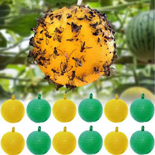 Fruit Fly Balls Fruit Fly Catcher Sticky Trap Insect Bees Fly Killer Garden Use