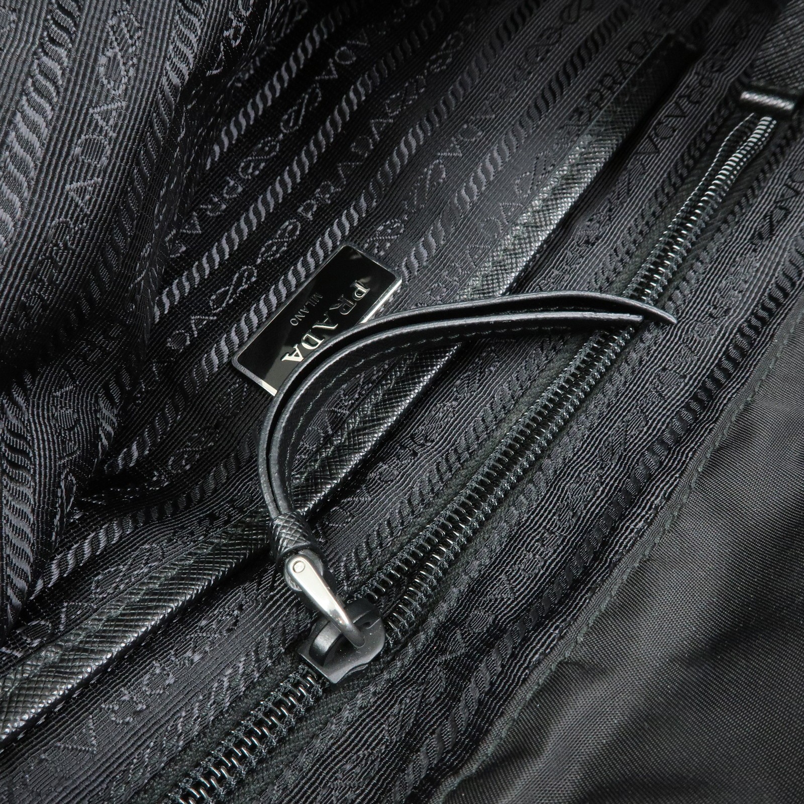 PRADA Triangle Logo Nylon Studs Backpack Rucksack… - image 23