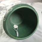 ROSEVILLE POTTERY MATTE GREEN JARDINIERE 4"h X 5" PLANTER — photo 5