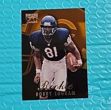 1997 PINNACLE ZENITH Rookie Football Card #124 BOBBY ENGRAM Chicago Bears. rookie card picture