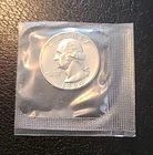 1964 P Proof Washington Quarter 90% Silver In Original Cello Packaging