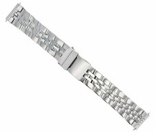 WATCH BAND BRACELET FOR BREITLING CROSSWIND 357A A25362 22MM-5 LINK SHINY RD SS