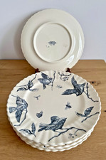 Assiette plate terre de fer Flora Creil et Montereau | Assiettes anciennes