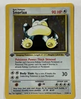 1st Edition Snorlax 11/64 Jungle 1999 Holo Rare WOTC Pokémon Card TCG