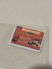 Vintage Cracker Jack Prizes Nickelodeon Wise Cracks Mouthfuls Stickers