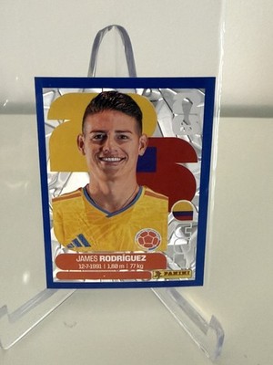 James Rodriguez Panini FIFA World Cup 2026 Rare Blue Crumple