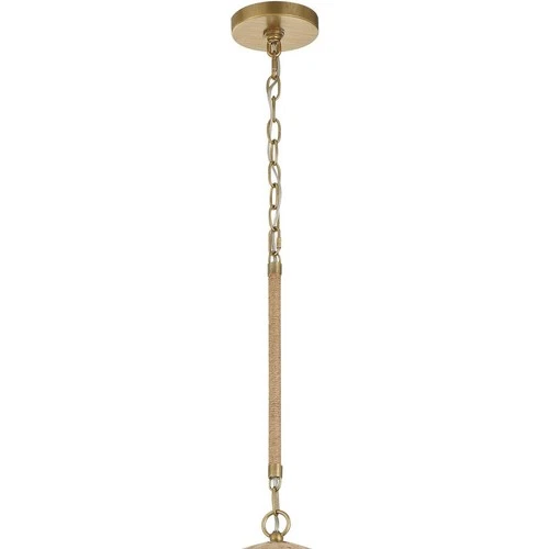 Crystorama JAC-10500-SG Jace 1 Light 15 inch Soft Gold Pendant Ceiling Light - Picture 6 of 10