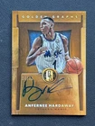 2015-16 Panini Gold Standard Golden Graphs Auto 08/35 Anfernee Hardaway