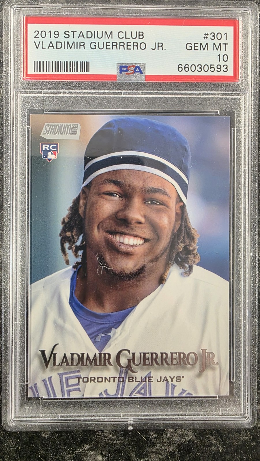 2019 TOPPS STADIUM CLUB VLADIMIR GUERRERO JR. RC ROOKIE PSA 10 GEM MINT view 1