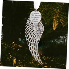 Memorial Christmas Ornament Angel Wings, Sympathy Gifts for Loss of in Grandma