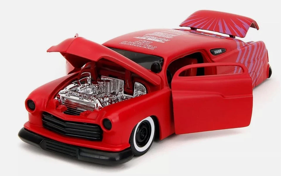 JADA TOYS, MERCURY 1951 rosso con figurina - CREEPSHOW, 1/24, JAD35426 - Immagine 3 di 4