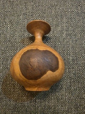 Osolnik Originals Spalted Maple Vase Dated '86 4 3/4''×3 1/2''