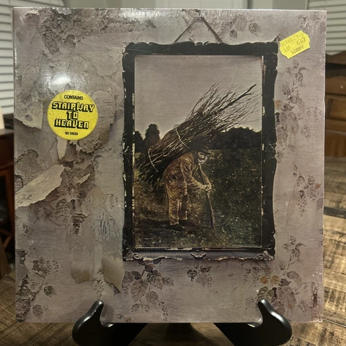 Led Zeppelin IV ZOSO Vinyl LP Album FACTORY SEALED 1977 Pressing 2 Hype Stickers
