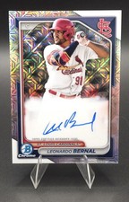 Leonardo Bernal Bowman Chrome 2024 Mojo Refractor Auto