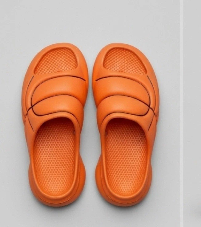 Orange Slide Sandals for Men for sale | eBay