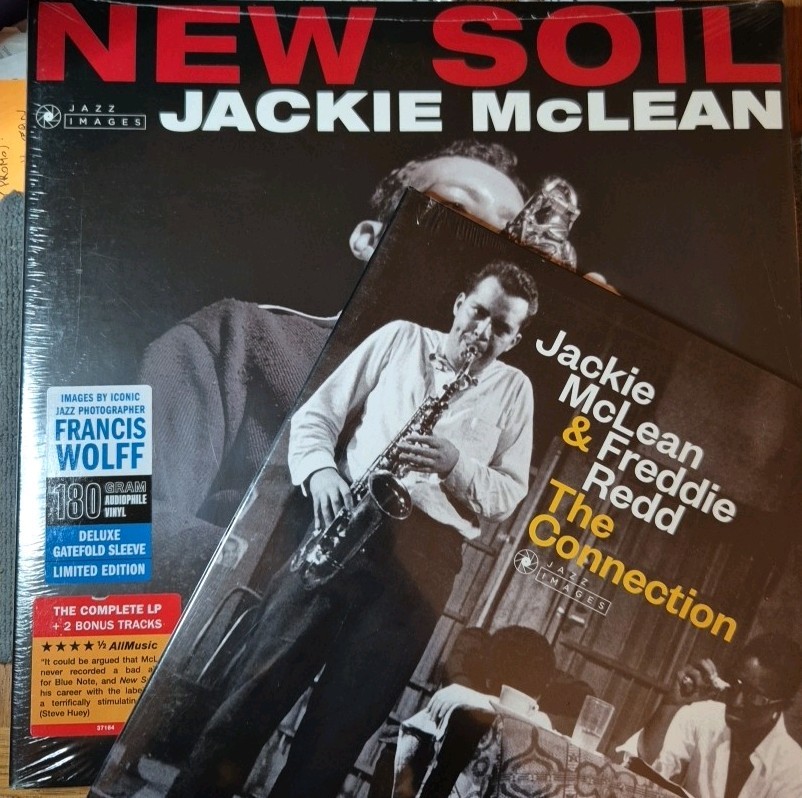 2x Jackie McLean LPs - New Soil / The Connection (Donald Byrd, Freddie Redd) RE
