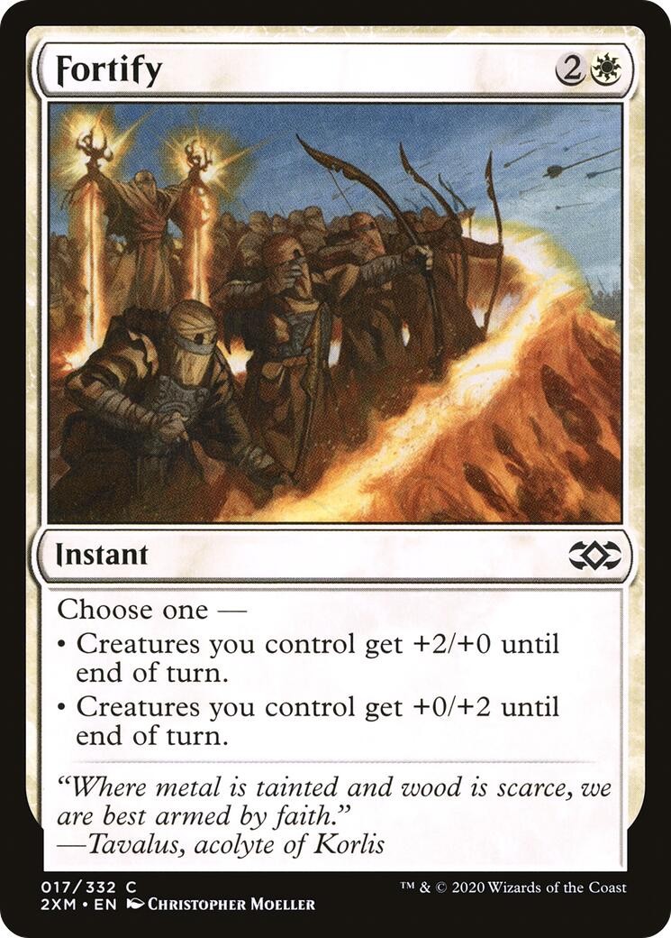 Foil Fortify - 17 - NM - Double Masters