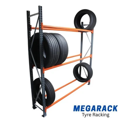 New MegaRack Tyre & Wheel Racking Storage Shelving Bays 2000mm x 1800mm x 400mm