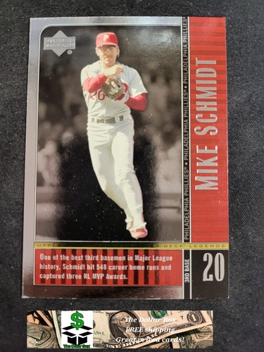 2000 Upper Deck Legends Mike Schmidt card #59 Phillies HOF
