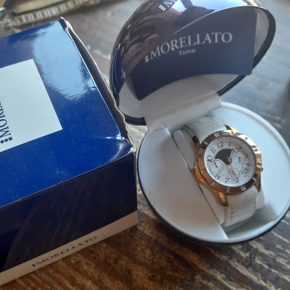 Very rare Boxed Morellato Chronograph S02P9009 Watch WR50,Working - image 2 of 4