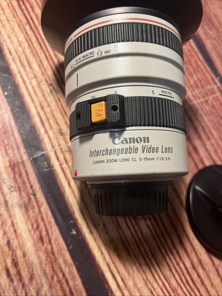 Canon CL 5-15mm f/1.6-2.6 VL 3X AF Macro Zoom Lens | eBay