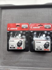 2x Canon 240XL Black PG-240XL 5206B008 5206B001 Genuine Retail Boxes