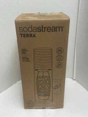 Soda Stream Terra Sparkling Water Maker SodaStream Set Bottle CO2 - Black - New