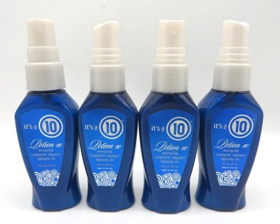 IT'S A 10 POTION 10 MIRACLE INSTANT REPAIR LEAVE-IN 2 OZ (Lot of 4)